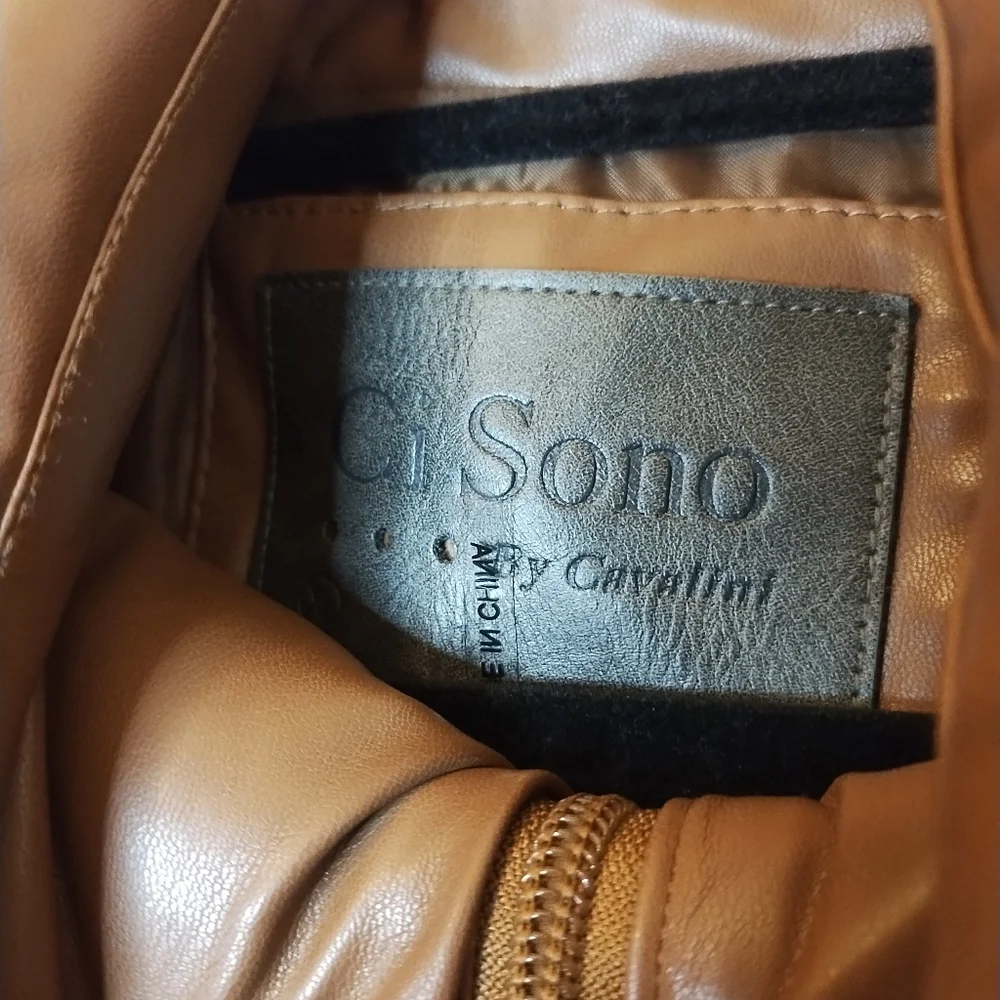 Cavalini Chocolate Brown Puffer Jacket‎ Size XL